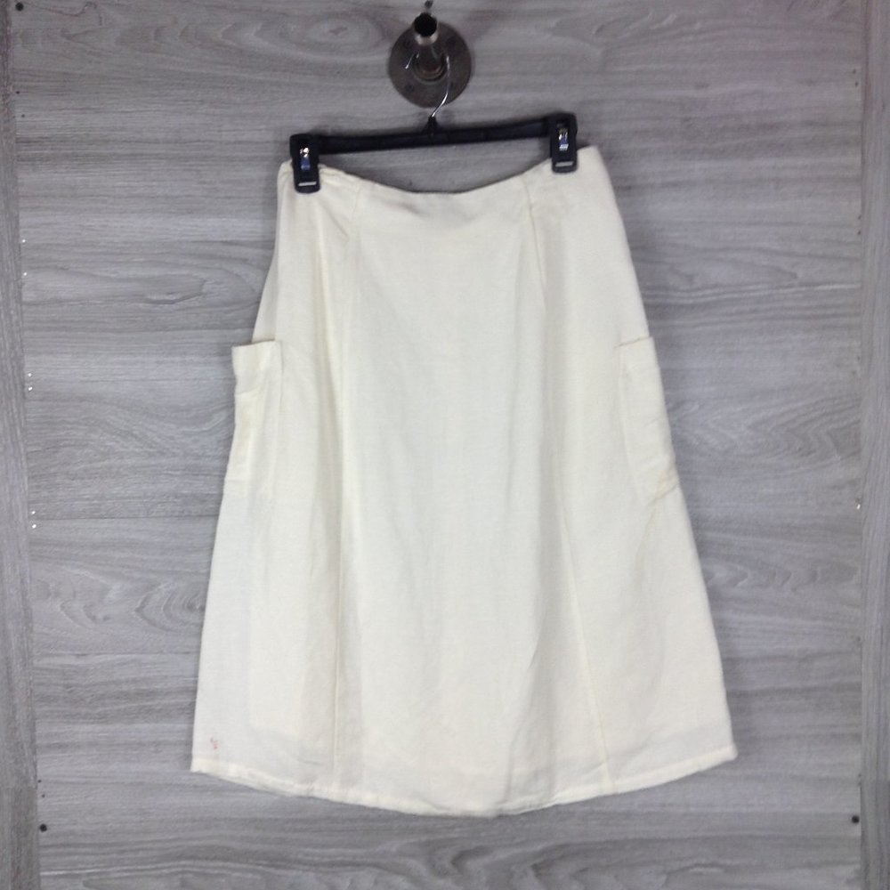Rails Ivory Freya Front Button Midi Skirt - image 3